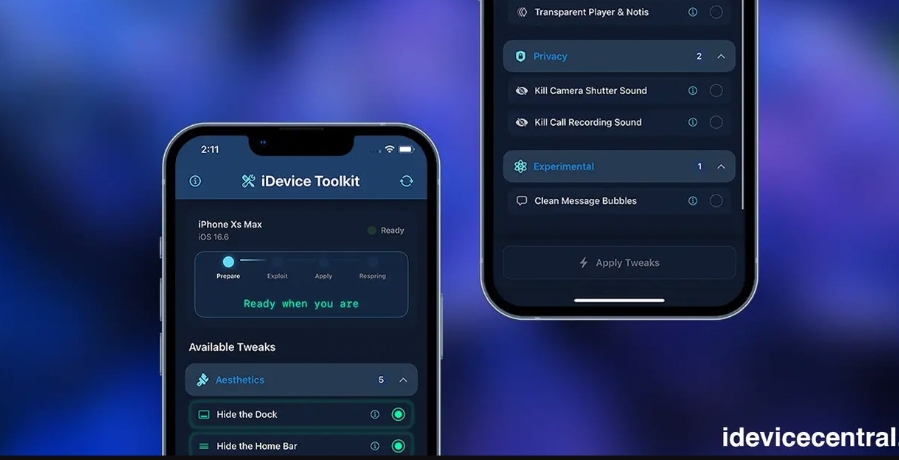 iDevice ToolKit 的全新 iOS 自定义工具 支持iOS 16.0 到 18.3.2 无需越狱